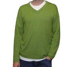 Zielona bluza z bambusa i wełny