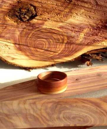 Drewniane obrączki Touchwood