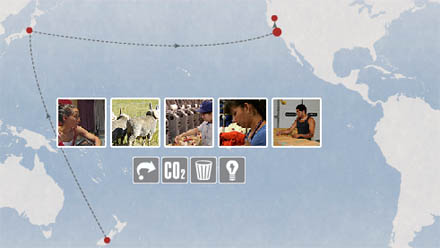 Logo Patagonia Footprint Chronicles