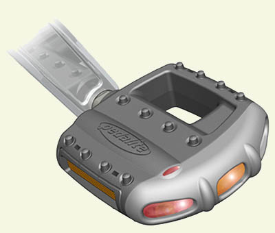 Pedalite - pedał z diodami LED
