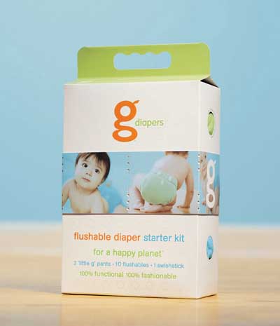 Biodegradowalne gDiapers