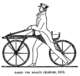 Laufsmachine - drewniany protoplasta roweru